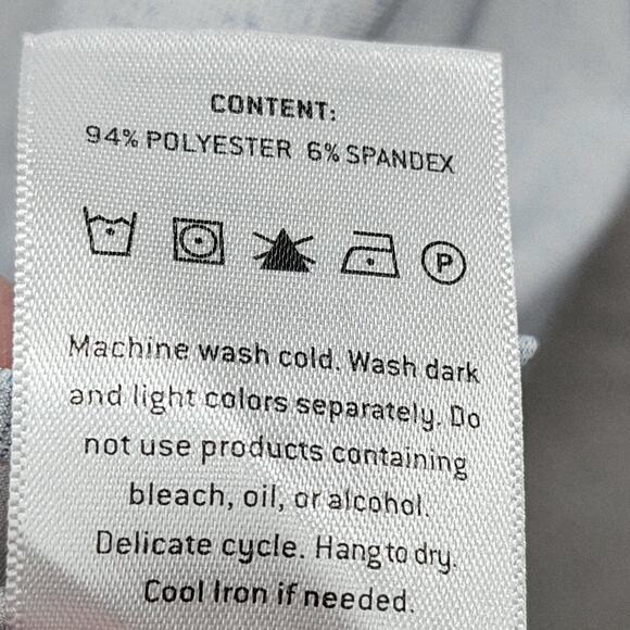 7 Diamonds Men’s Dress Shirt Large Light Blue 4-Way Stretch Short Sleeve - Picture 10 of 12